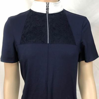 China Horse Riding Ladies Competition Show Shirt Upright Y036 Top for sale