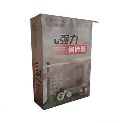 China 25kg Disposable Customized Multilayer Paper Bag Cement Packing Valve Bag Packaging With High Quality Raw Materials for sale