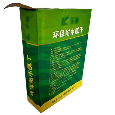 China Disposable original factory wholesale custom paint plaster valve paper packaging bag for sale