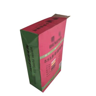 China Competitive Price Disposable Cement Bags 50 Kg Paper Packaging Custom Valve Bag for sale