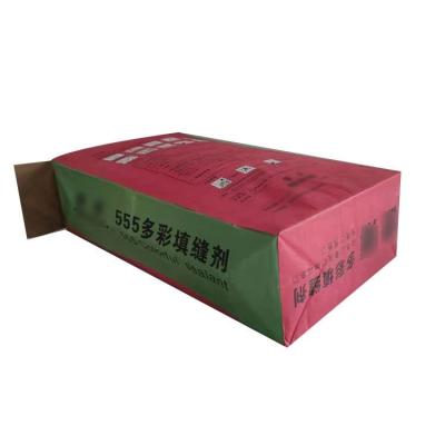 China Disposable High Quality Manufacturers Produce Cement 20kg Bag Kraft Paper Valve Bag 15kg Ceramic Tile Multilayer Plastic Packaging Paper for sale