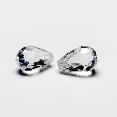 China Color play or fire water drop shaped hole is used for earrings, pendants, jewelry, loose gemstones, zircon for sale