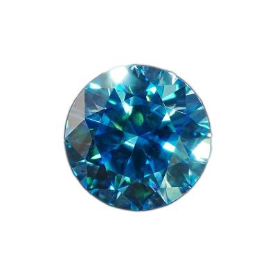 China Jewelry Making Stone Diamond Fi Loose Moissanite Colored Moissanite 1carat White Pink Yellow Purple Blue Green Round Cut 6.5mm Jewelry Making Stone for sale