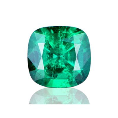 China The Pleochroic/Pleochroism Emerald planted by the Columbia Lab was synthesized into the Emerald created by the Green Hydrothermal Lab for sale