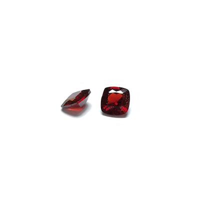 China Fire Garnet Round Cut All Sizes Natural Color Set or Wholesale Price Inlaid Loose Gems Natural Garnet for sale