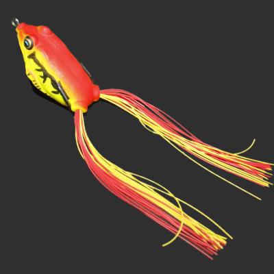 China Topwater Big Rubber Frog Crankbait Soft Fishing Lure Hooks Bass Bait Tackle for sale