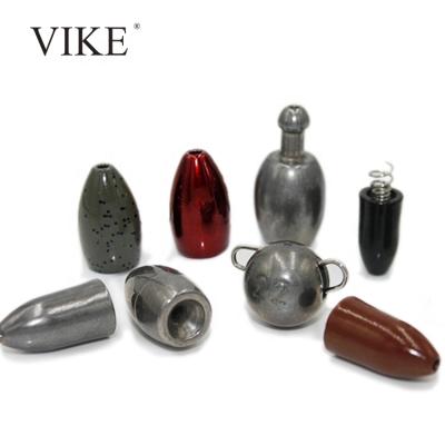 China Eco-friendly hot sale tungsten fishing weights, tungsten worm weights, tungsten flipping sinker weights for sale