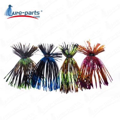 China Spinner Bait Silicone Fishing Lure Rubber Edges SiliconeBuzzbait Rubber Jig Lure Tackle for sale