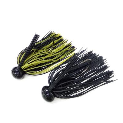 China 97% Pure Tungsten 12TFJ-2 Fishing Tungsten Football Jig with 4/0 Hook 1/2 oz. (14.2g) black blue color 1pk for sale