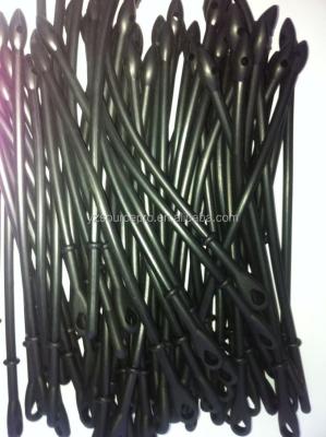 China Hot-selling Black Silicone Hunting Rubber Lure Stretchee Strings for sale