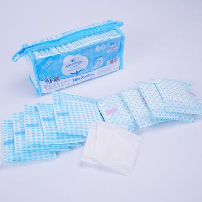 China Negative Ion Organic Cotton Women Pads with Intertek Certificate and Winged Design for sale