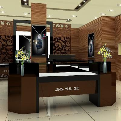 China Eco-friendly Luxury Tempered Glass Jewelry Display Cabinet Showcase Display Jewelry Showcase For Jewelry for sale