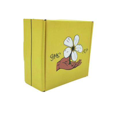 China 2021 Recyclable Eco Clothing Packaging Box Custom Corrugated Cardboard Box for sale