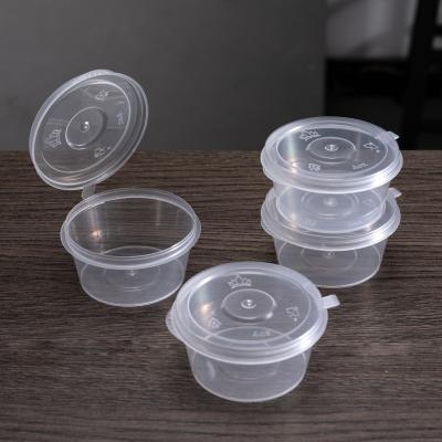 China Discover New 12345 Ounce PP Disposable Plastic Party Cup With Lid Sauce Cup for sale