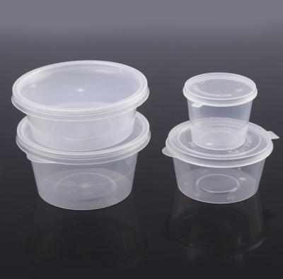 China Discover Disposable Plastic PP Injection Cup With Lid Sauce Cup 2oz for sale