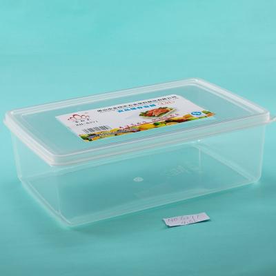 China Microwavable Leakproof Lunch Box Food Fresh-keeping Storage Box With PP Sealing Lid Storage Box for sale