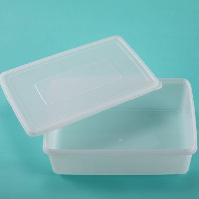 China Household Microwavable Kitchen Sealed Leak Proof and BPA Free Plastic Food Storage Container With Lid for sale