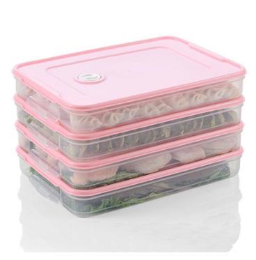 China Freshness Preservation New Design Food Grade PP Plastic Dumpling Fresh Takeaway Packaging Box for sale