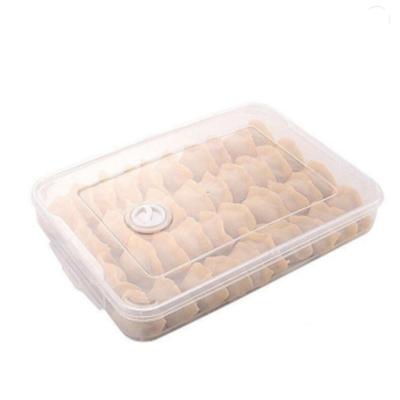 China Multifunctional Superimposed Dumpling Transparent Box of Freshness Preservation Frozen Food Storage Box for sale