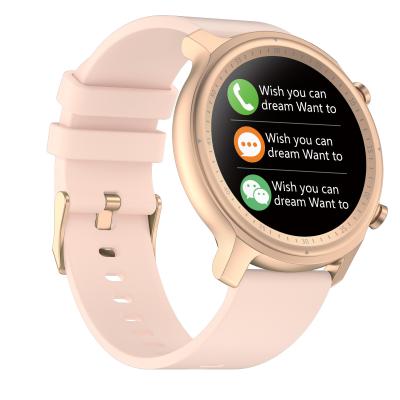 China Touchscreen van 1,28 Duimtft de Sensor Lage Macht Waakzame BT4.0 van Smartwatch PPG Te koop