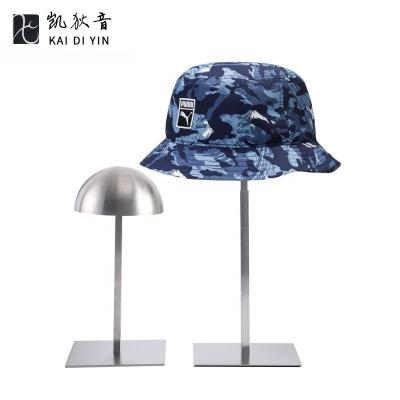 China Hot Sale Factory Durable Stainless Steel Adjustable Hat Rack Height Display Stand Racks For Hat for sale