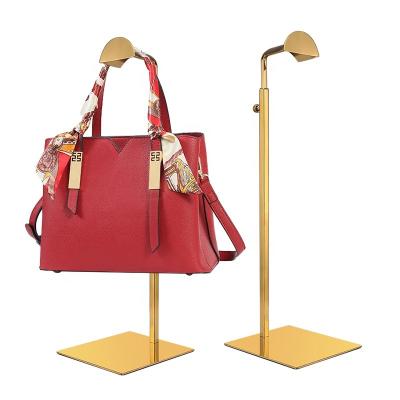 China Boutique clothing store metal bag display rack handbag desktop rack GB-11 for sale