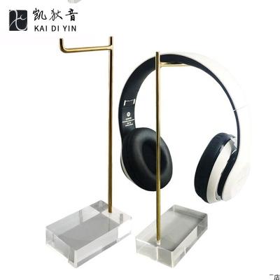 China Durable hot sale stainless steel earphone stand, headphone display rack for sale