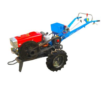 China Hotels 18hp Diesel Power Tiller With High Quality Walking Plow Tractor for sale