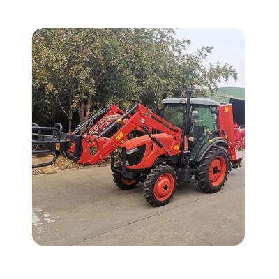 China Convenient operation good quality slingshot end loader with bale grab for tractor on sale for sale