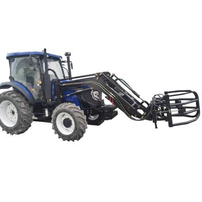 China Convenient Operation Front Mounted Hydraulic Type Bale Grab For Farm Tractor Front Loader for sale