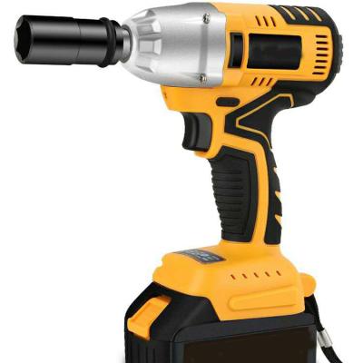 China Industry impact gun lithium battery rechargeable brushless cordless electric impact wrench for sale