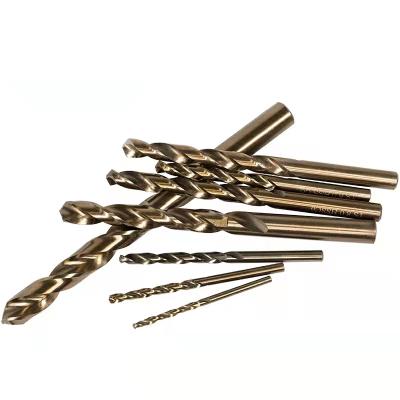 China Durable Hss Straight Shank Cobalt Titanium Twist Drill Bit For Metal Stainless Steel Iron for sale