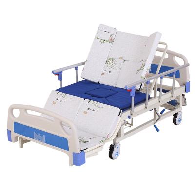 China Custom Anti Sideslip Abs Head Board Turn Over Medical Manual Home Care Bed Personal Multifunction Nursing Bed for sale