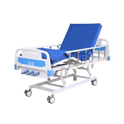 China For household/nursing home use Abs Thickened Double Shake Three Shake Lift Medical Bed Clinic Home Multi-Functional Patient And Elderly Care Bed for sale