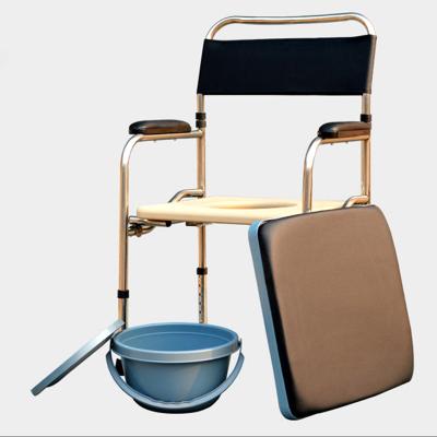 China The elderly New China Manufacturer Toilet Portable Commode Chair Folding Patient Plastic Commode Chair for sale