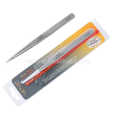 China Vetus Antimagnetic 100% Original Genuine Tweezers Premium Quality Eyelash Extensions Tweezers for sale