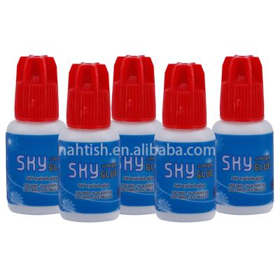 China For eyelash extension sky S plus eyelash glue red cap private label eyelash glue storage time 6-7 weeks for sale