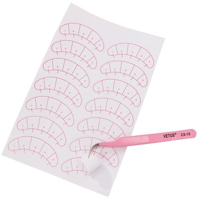 China Eyelash Extension Eyelash Extension Training Patch Pads Paper Sticker For Beginner Practice Eye Patches for sale