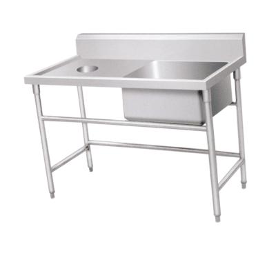 China 201 Stainless Steel Fish Sink Restaurant Commercial 304 Stainless Steel Fish Sink Cleaning Table for sale