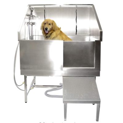 China Restaurant High Quality Stainless Steel Silver Multi Functional Sink Pet Bathing Tub Tool for sale