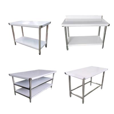 China Restaurant manufacturing kitchen stainless steel work table commercial stainless steel work table for sale