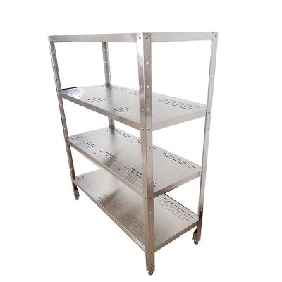 China Warehouse High Sales Stainless Steel Shelves Kitchen Racks Commercial Kitchen Racks Stainless Steel Shelf for sale