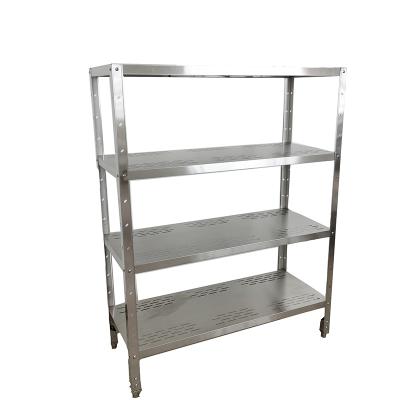 China Good Quality Shelf Unit Stainless Steel Restaurant Shelf Warehouse Kitchen Stainless Steel for sale