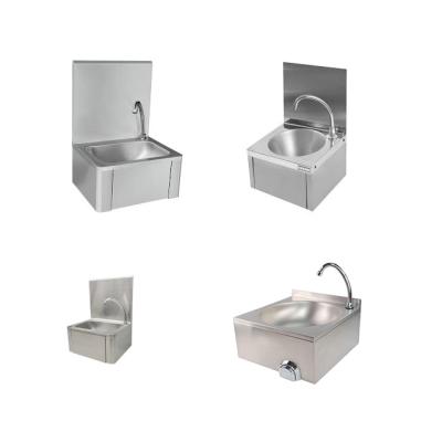 China Durable Kitchen Hotel Use Manufacturer 304 Stainless Steel Knee Operated Wash Hand Sink for sale