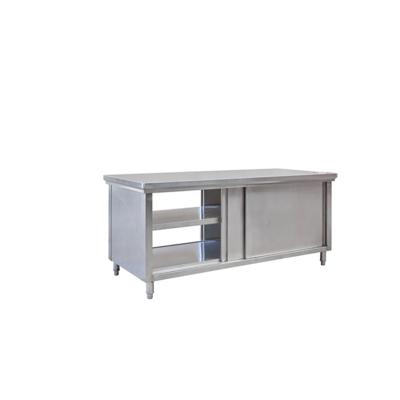 China China Supplier Restaurant Factory Supply New Stainless Steel Work Bench Wall Storage Cabinet for sale