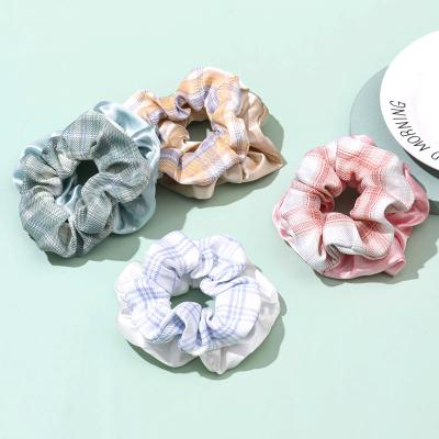 China Wholesale Attractive Fashion Elastic Hair Band Scrunchies Girl Scrunchies Headband Cloth Printed Hair Scrunchies Women for sale