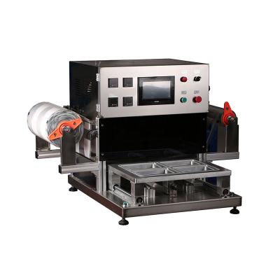 China Food Tray Lid Sealing Machine For Aluminum Foil for sale