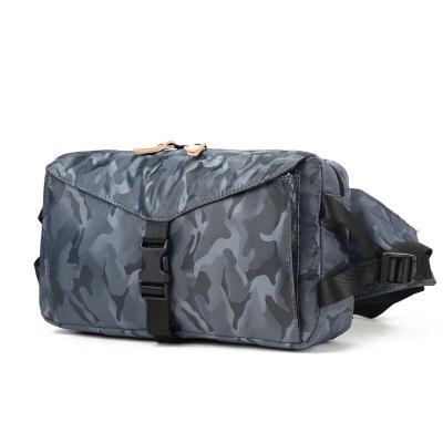 China Water Proof Large Capacity Nylon Sports Waist Bag Men Leisure Waist Bag Camouflage Color Pussy Pack for sale