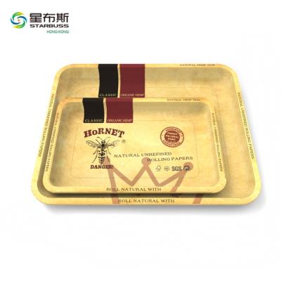 China Factory Price Iron ART3400 Starbuss Luxury Metal Tobacco Rolling Tray for sale