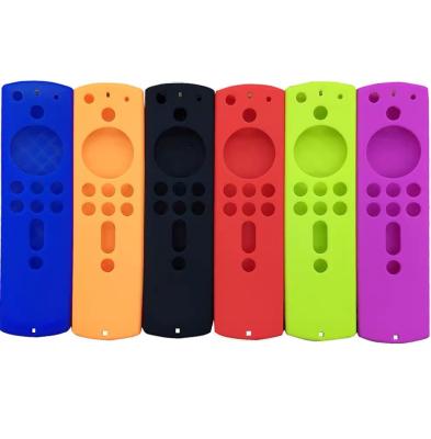 China Anti-fall factory supply silicone case cover device for Amazon fire TV stick remote controller 4K for sale